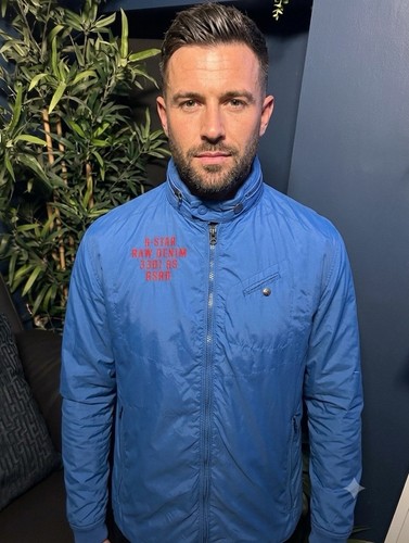 Star biker jacket moto blue - biker,