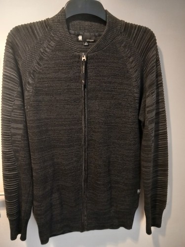 Star raw knitted zip - raw,