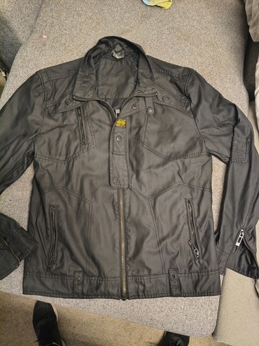 Men biker jacket - men's, raw
