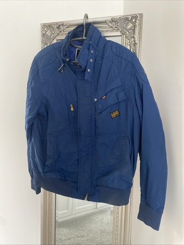 Mens star raw blue - g, zip