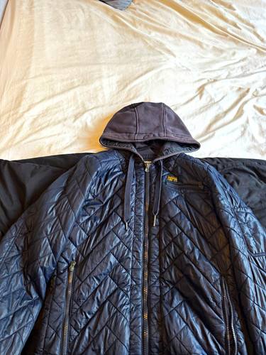 Star raw men blue quilted - g-star,